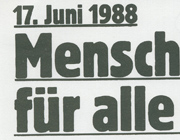 Flugblatt der CDU zum 35. Jahrestag des Volksaufstandes in der DDR