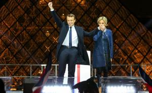 Frankreichs Staatspräsident Emmanuel Macron und seine Frau Brigitte. | © Botschaft Frankreichs in den USA / Flickr / CC-BY NC 2.0