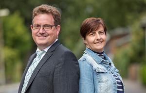 Torsten Harms und Kerstin Biedermann gestalten den kommunalpolitischen Führerschein