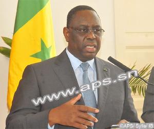 Macky Sall, Präsident der Republik Senegal,