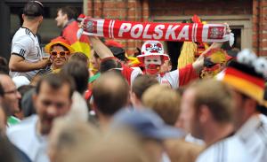 Deutsche und polnische Fußballfans