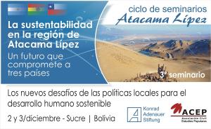 Tercer Seminario Atacama-Lípez
