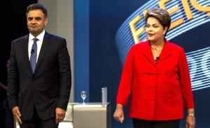 Aécio Neves und Dilma Rousseff | Foto: dpa