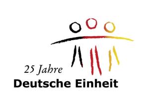 KAS-Logo anlässlich des 25. Jahrestages der Deutschen Einheit