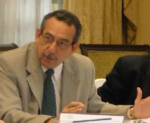 Dr. Florentín Meléndez, Richter des Verfassungssenats des OG El Salvador, auf dem KAS-Verfassungsrichtertreffen 2011 in Costa Rica