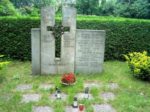 Gedenkstätte an die fünf polnischen Märtyrer auf dem Neuen Katholischen Friedhof in Dresden