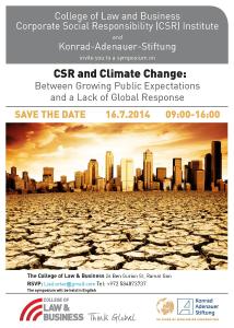 Save the Date: CSR und Klimawandel