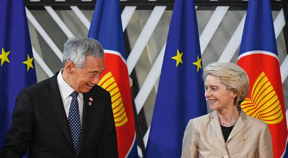 Bild vom Gipfeltreffen der Staats- und Regierungschefs der Vereinigung Südostasiatischer Staaten (­­ASEAN) mit der Europäischen Union im Dezember 2022.