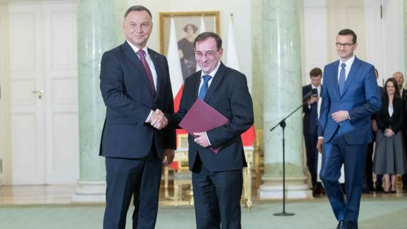 Andrzej Duda and Mariusz Kaminski