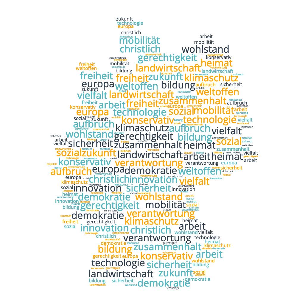 Wordcloud zum Grundsatzprogramm