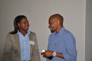 Links: Kgaugelo Chiloane, Mandela Institut Rechts: Dominic Milazi, CSIR - Integrated Energy Centre