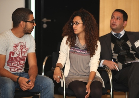 Two days of lively discussions between young people from European and Arab countries.
