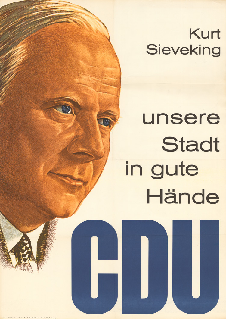Plakat zur Bürgerschaftswahl 1953 Plakat zur Bürgerschaftswahl 1953