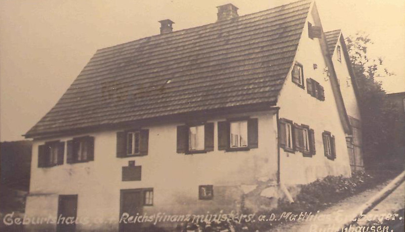 Erzbergers Geburtshaus in Buttenhausen