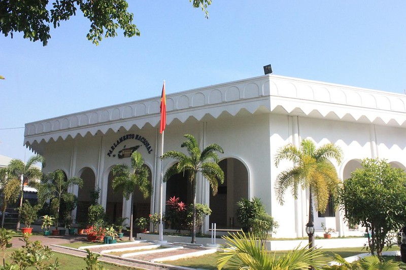 Das Parlamentsgebäude in Dili