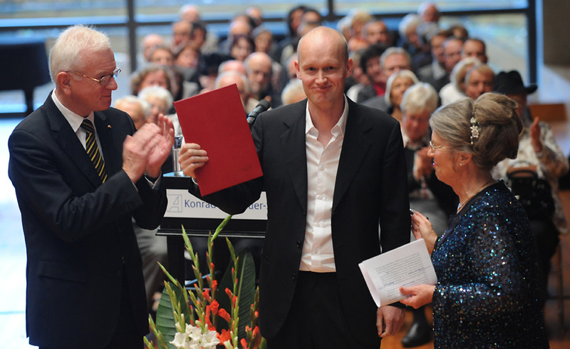 Verleihung des KAS-Literaturpreis 2011 an Arno Geiger