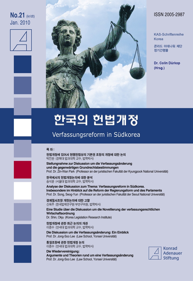 Cover: Verfassungsreform in Südkorea 