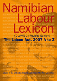 Cover: Namibian Labour Lexicon