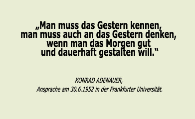 KONRAD ADENAUER, Ansprache am 30.6.1952 in der Frankfurter Universität. KONRAD ADENAUER, Ansprache am 30.6.1952 in der Frankfurter Universität.