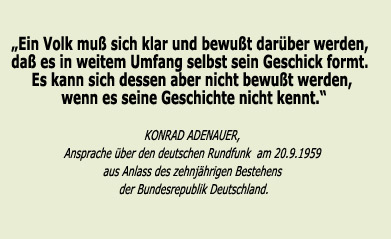 KONRAD ADENAUER, Ansprache über den deutschen Rundfunk am 20.9.1959 aus Anlass des zehnjährigen Bestehens der Bundesrepublik Deutschland. KONRAD ADENAUER, Ansprache über den deutschen Rundfunk am 20.9.1959 aus Anlass des zehnjährigen Bestehens der Bundesrepublik Deutschland.