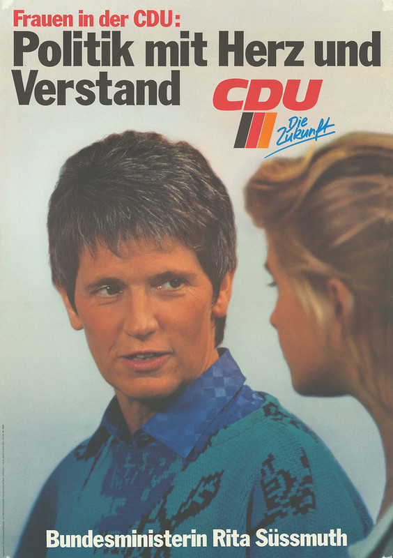 Rita Süssmuth - Werbeplakat Rita Süssmuth - Werbeplakat