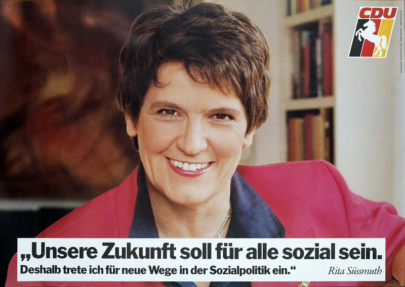 Rita Süssmuth - Werbeplakat Rita Süssmuth - Werbeplakat