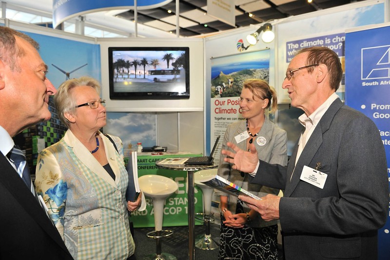 Dr Werner Boehler (KAS), Ministerin Prof. Dr. Annette Schavan, Lorraine Gerrans (City of Cape Town), Stephen Granger (City of Cape Town)