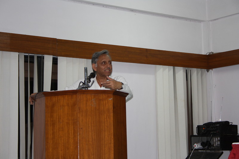 Mani Shankar Aiyar holding his keynote address