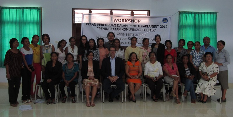 Die Teilnehmer des Workshops in Ost-Timor April 2012