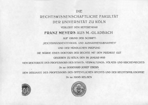 Franz Meyers (1908-2002) Franz Meyers (1908-2002)