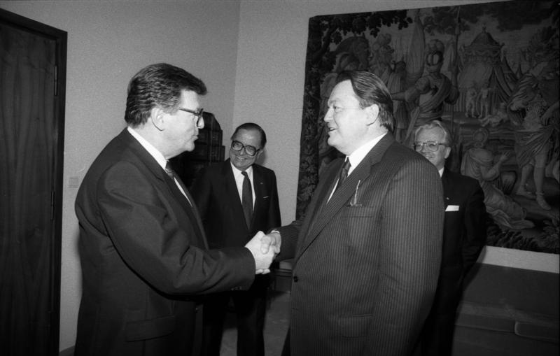 Philipp Jenninger und Holger Börner Philipp Jenninger und Holger Börner
