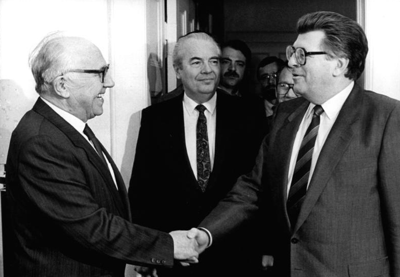 Horst Sindermann, Ewald Moldt und Philipp Jenninger Horst Sindermann, Ewald Moldt und Philipp Jenninger