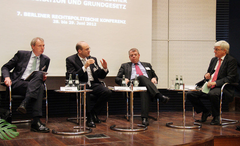 Rechtspolitische Konferenz 2012: Die Finanzkrise als juristische Zeitenwende? Zur Zukunft von europäischer Integration und Grundgesetz