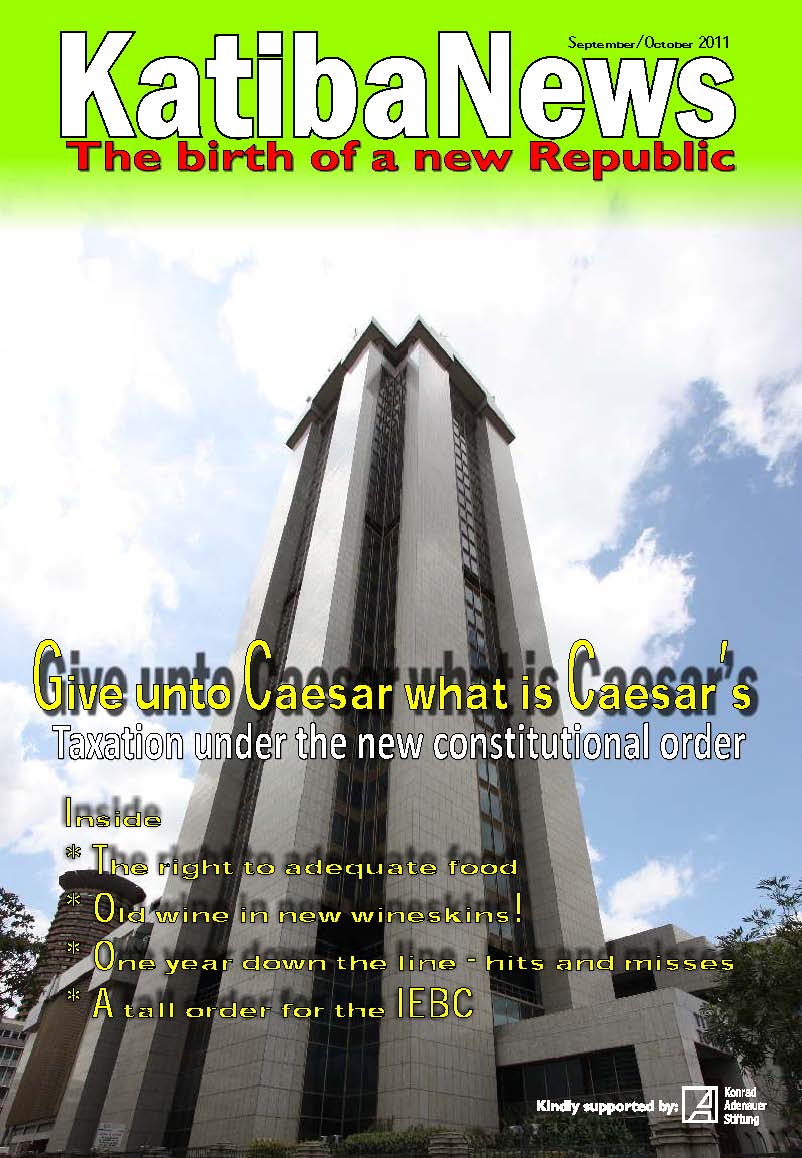 Cover: Katiba News (Verfassungs-Nachrichten) September/ Oktober 2011 (Englisch)