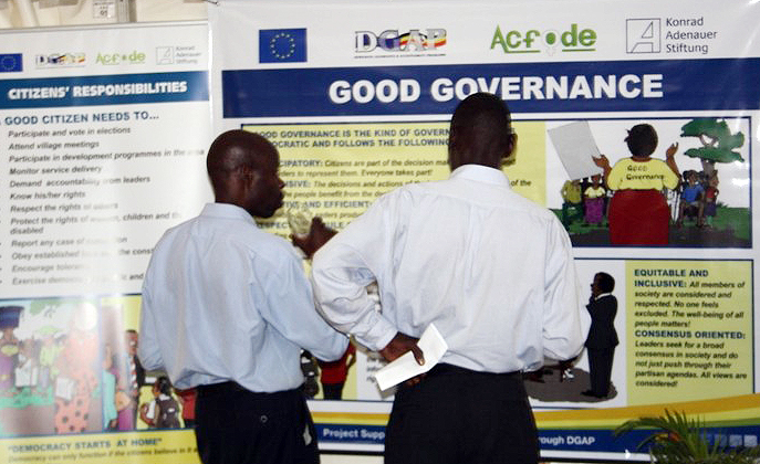Visitors of the Democracy Exhibition