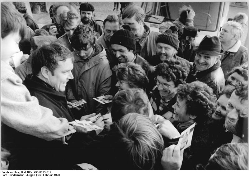 Volker Rühe, Volkskammerwahl 1990 Volker Rühe, Volkskammerwahl 1990