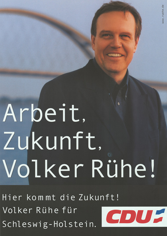Volker Rühe, Spitzenkandidat Schleswig-Holstein Volker Rühe, Spitzenkandidat Schleswig-Holstein