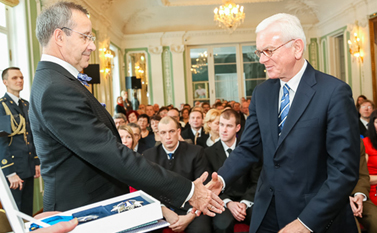 Toomas Hendrik Ilves und Hans-Gert Pöttering