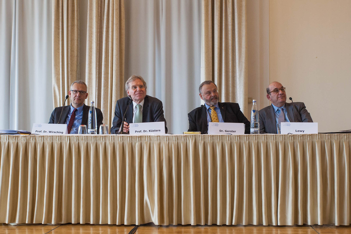 Andreas Wirsching, Hanns-Jürgen Küsters, Johannes Gerster, Mordechai Lewy, Petersberg 26. Juni 2015