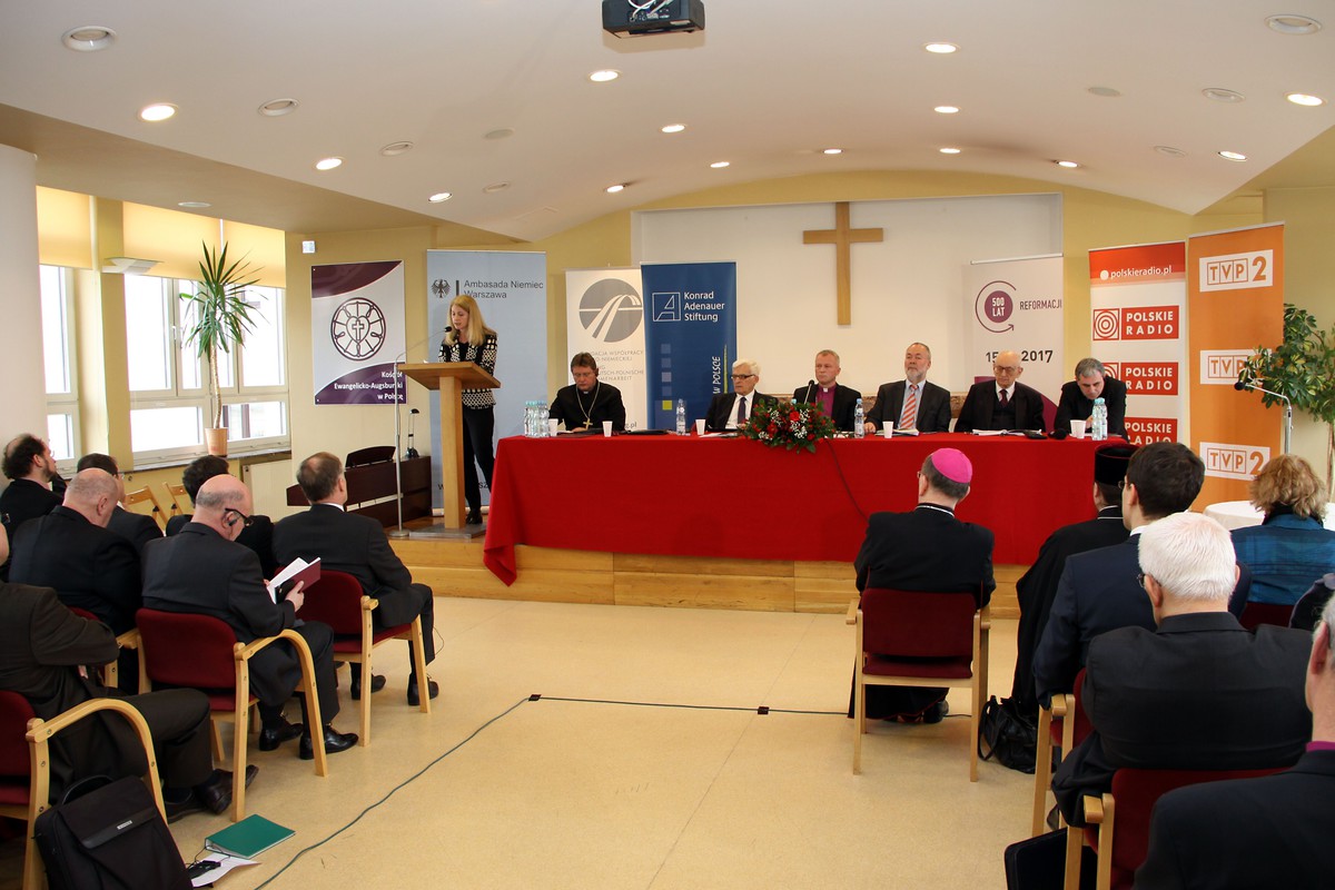 Konferenz „Unterwegs zur Versöhnung. Erinnerung an die Ostdenkschrift der Evangelischen Kirche in Deutschland 1965“ am 12. März 2015 in Warschau. (Quelle: KAS-Auslandsbüro Polen)