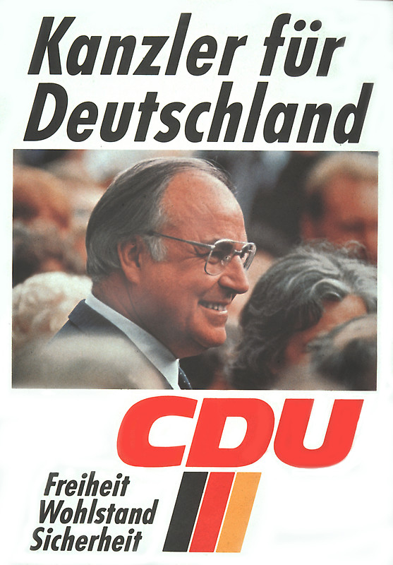 Im Wahlkampf setzt die CDU ganz auf Helmut Kohl Im Wahlkampf setzt die CDU ganz auf Helmut Kohl