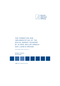 The Formation And Implementation Of The Social Market Economy By