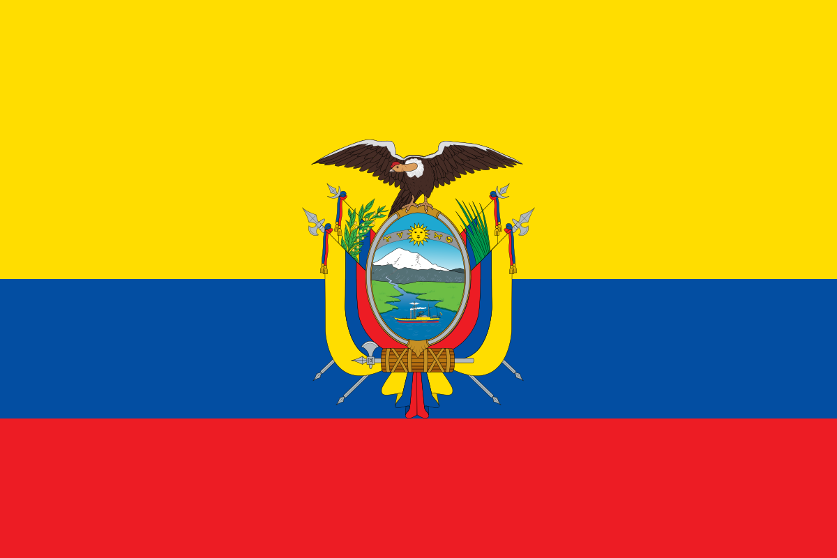 Flagge Ecuador