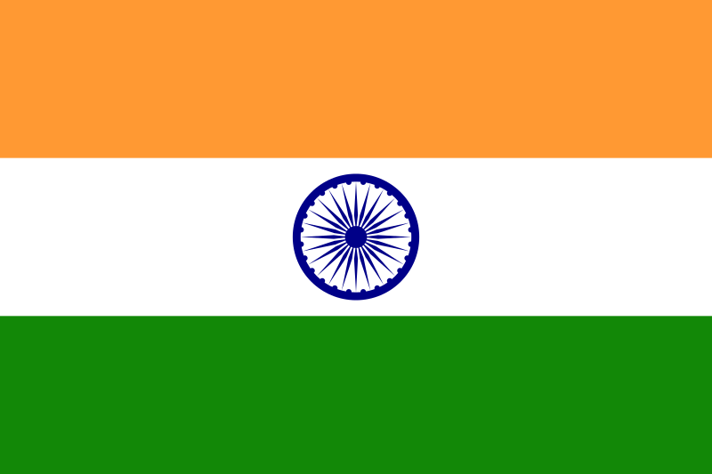 Flagge Indien