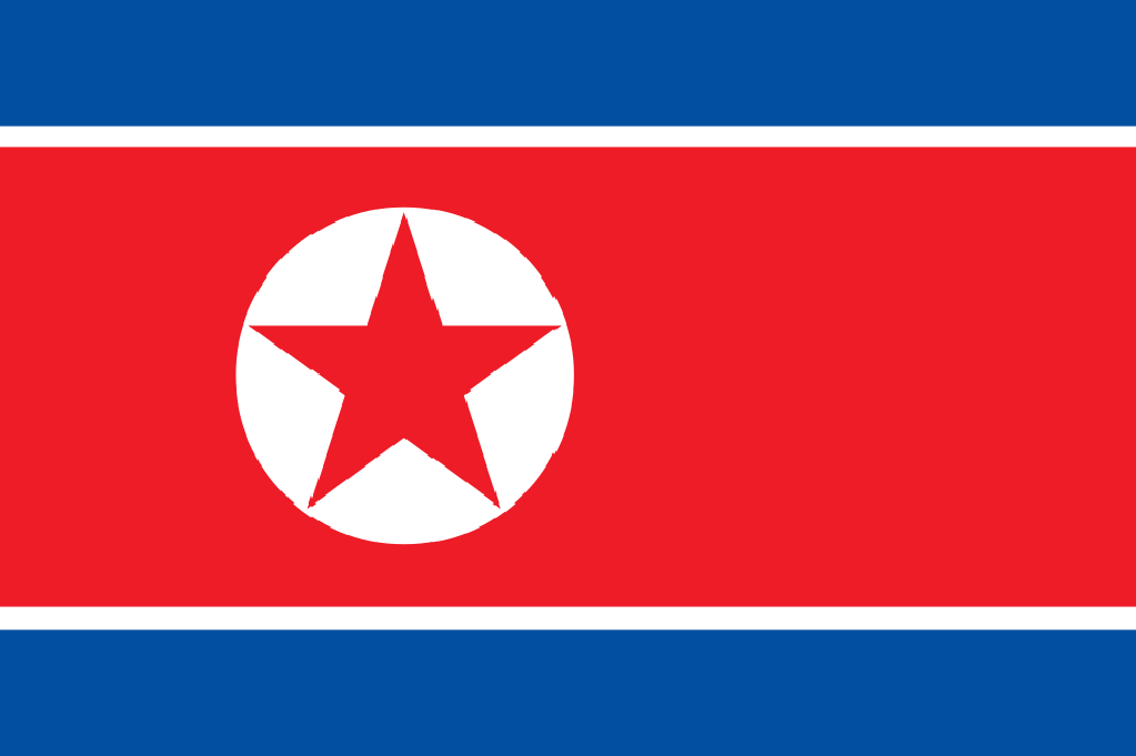 Flagge Nordkorea