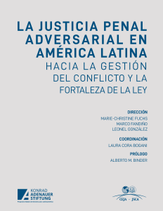 Legalidad O Tramite Balance Y Propuestas Para La Consolidacion De La Justicia Penal Adversarial En America Latina