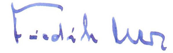 Friedrich Merz Unterschrift