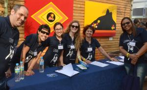 Das Team der KAS Brasilien stand während der gesamten Veranstaltung für Fragen zur Verfügung