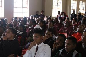 A large number of learners from Silver Oaks Secondary School are actively participating in the event.