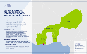 Une vue globale du Programme Régional Dialogue Politique en Afrique de l'Ouest (PDWA)